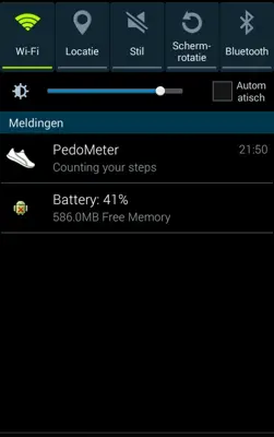 pedometer step count calories android App screenshot 0