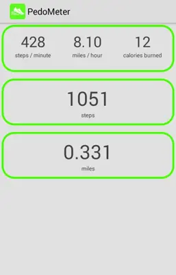 pedometer step count calories android App screenshot 4